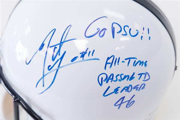 John Cappelletti & Matt McGloin Signed & Inscribed Penn State Full Size Helmet - JSA