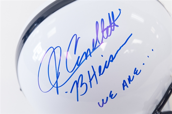 John Cappelletti & Matt McGloin Signed & Inscribed Penn State Full Size Helmet - JSA