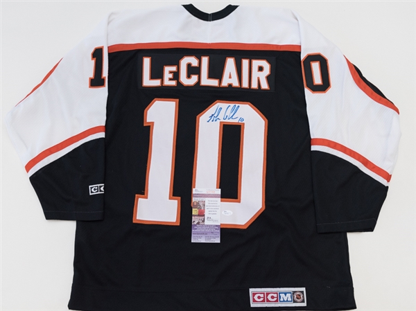 John LeClair Signed Philadelphia Flyers CCM Jersey - JSA