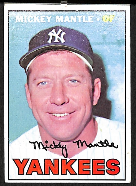 1967 Topps #150 Mickey Mantle Card