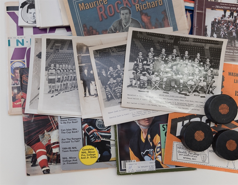 Hockey Program & Memorabilia Lot