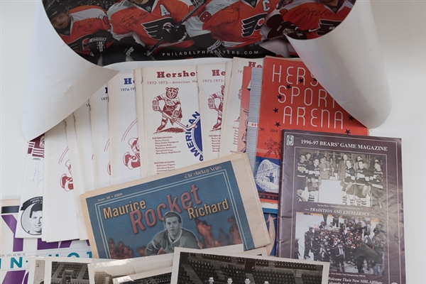 Hockey Program & Memorabilia Lot