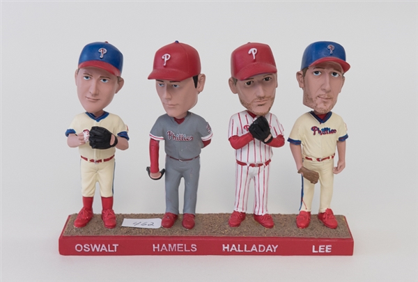 Oswalt-Hamels-Halladay-Lee Phillies Bobble Head