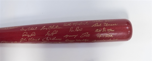 1980 Phillies Commemorative World Series Champions Bat