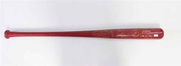 1980 Phillies Commemorative World Series Champions Bat