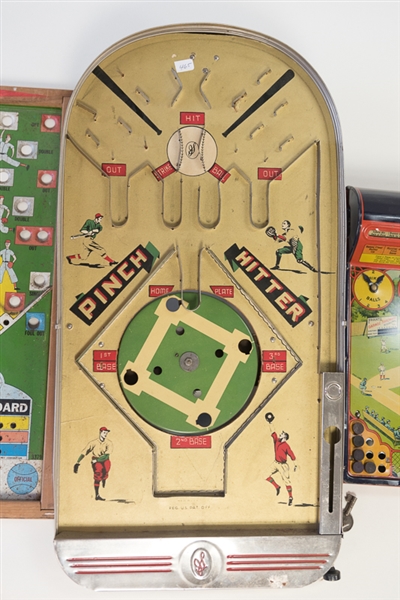 Lot Of 3 Baseball Pinball Games