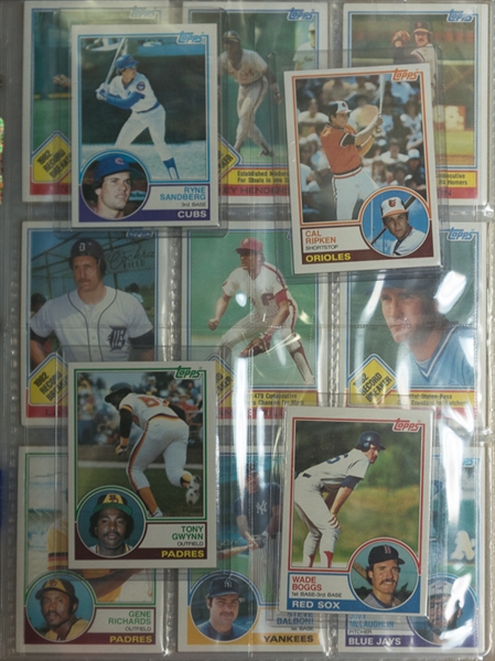 Baseball Card Lot w. 1983 Topps Set