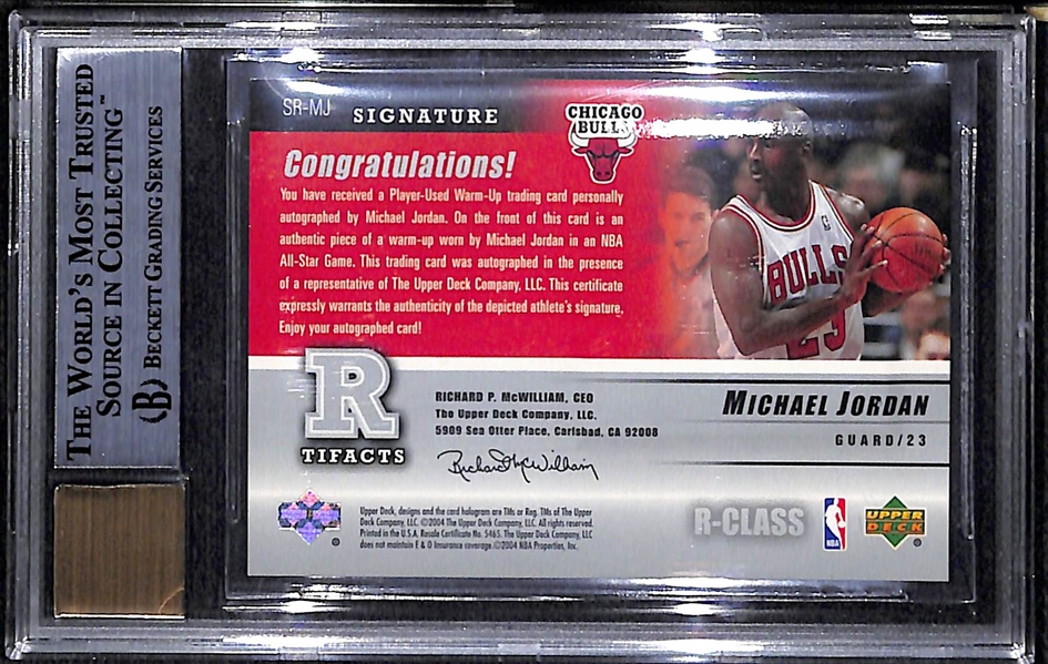 Sold at Auction: 2004 Upper Deck 3-D Dimensions Michael Jordan Game Worn  Jersey Card #619/999