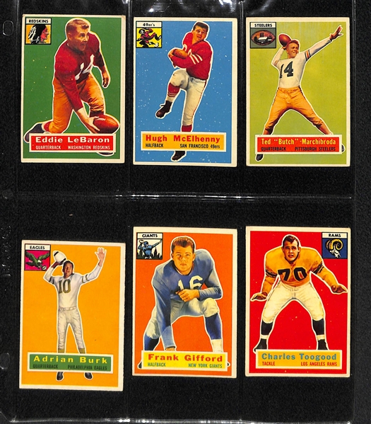 1956 Topps Football Complete Card Set w. Moore RC