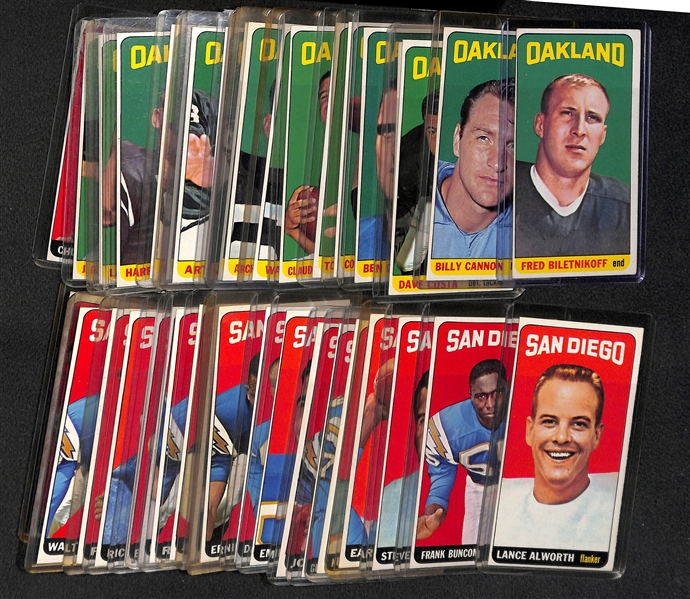 1965 Topps Football Complete Card Set w. Namath RC BVG 2.5