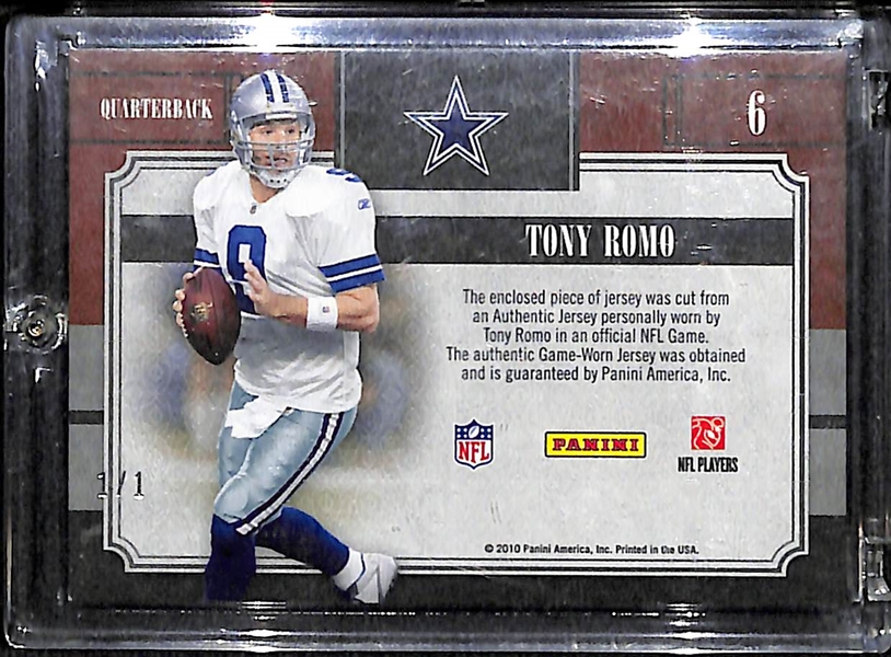 tony romo game worn jersey