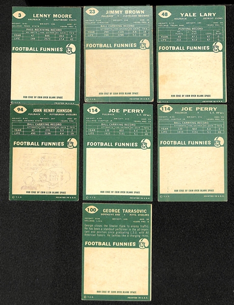 Lot Of 64 1960 Topps Football Cards w. Lenny Moore