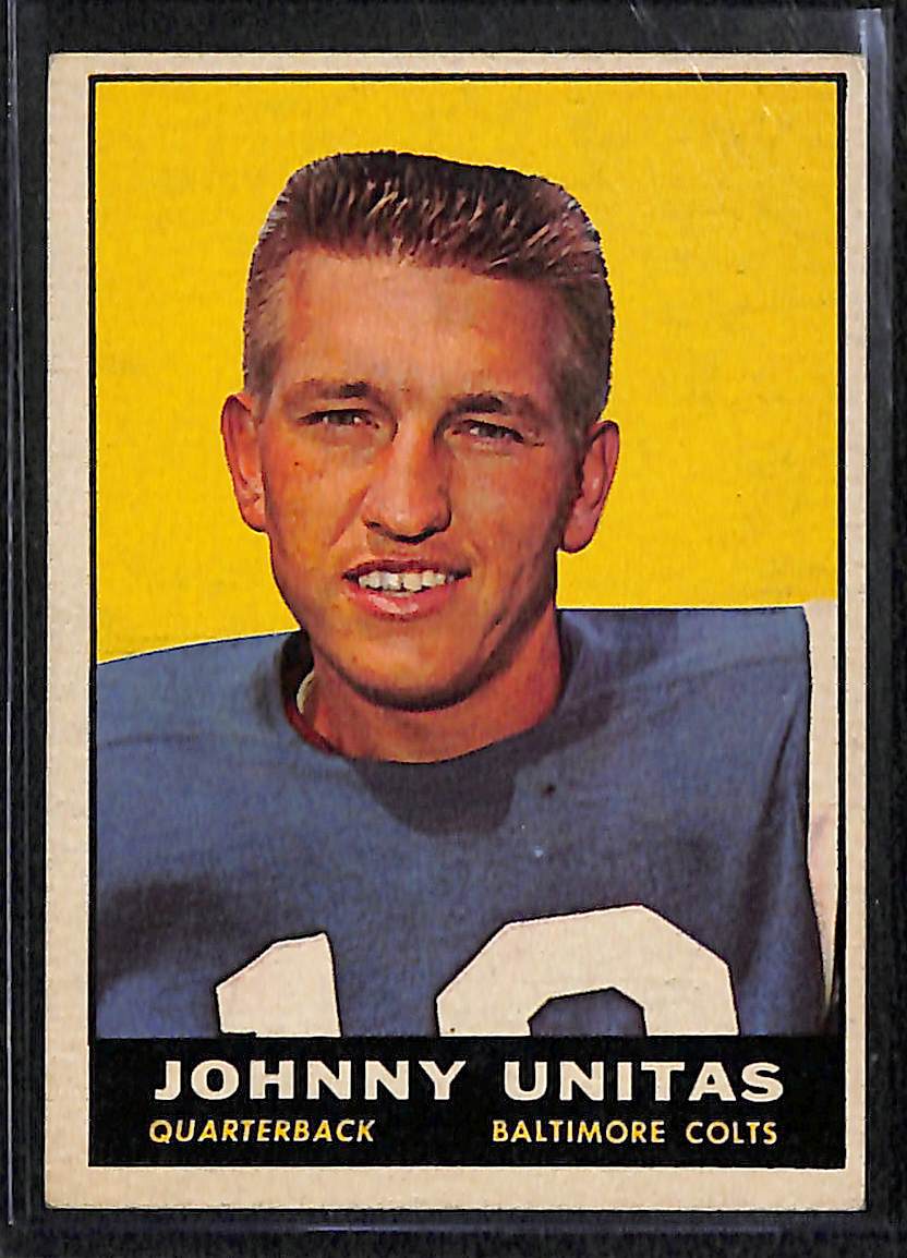 Lot Detail - Lot Of 11 1961-1962 Football Cards W. Johnny Unitas