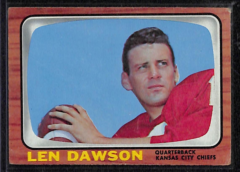 Lot Of 11 1966-1967 Topps Football Cards w. Dawson