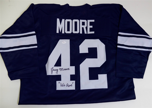 Lenny Moore Signed Penn State Jersey - JSA