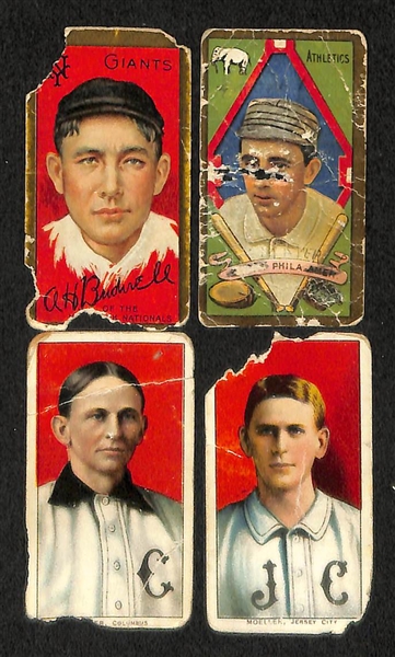 Lot of 12 - T206 & T205 Cards w. Leach