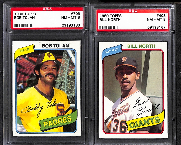 Lot of 22 Stars & Sub Stars PSA Graded Baseball Cards from 1980s & 1990s