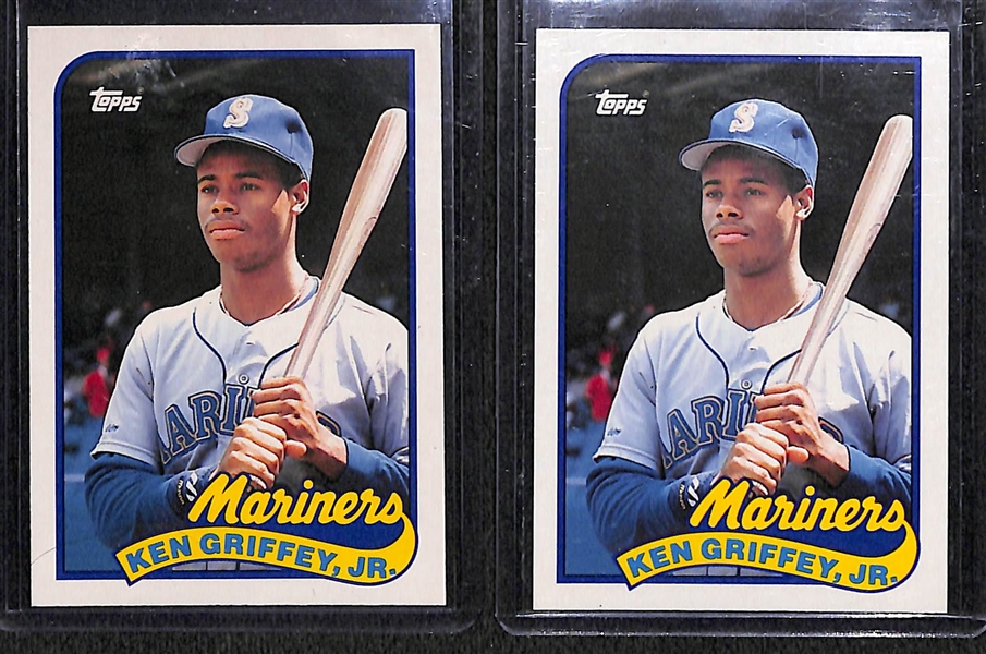 Lot of 37 - 1989 Ken Griffey Jr. Rookie Cards - Ungraded