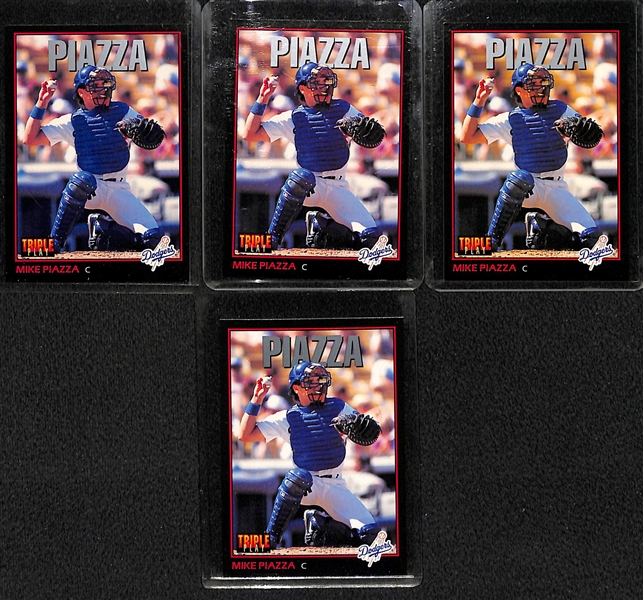 Lot of 28 - 1993 Mike Piazza Rookie Cards