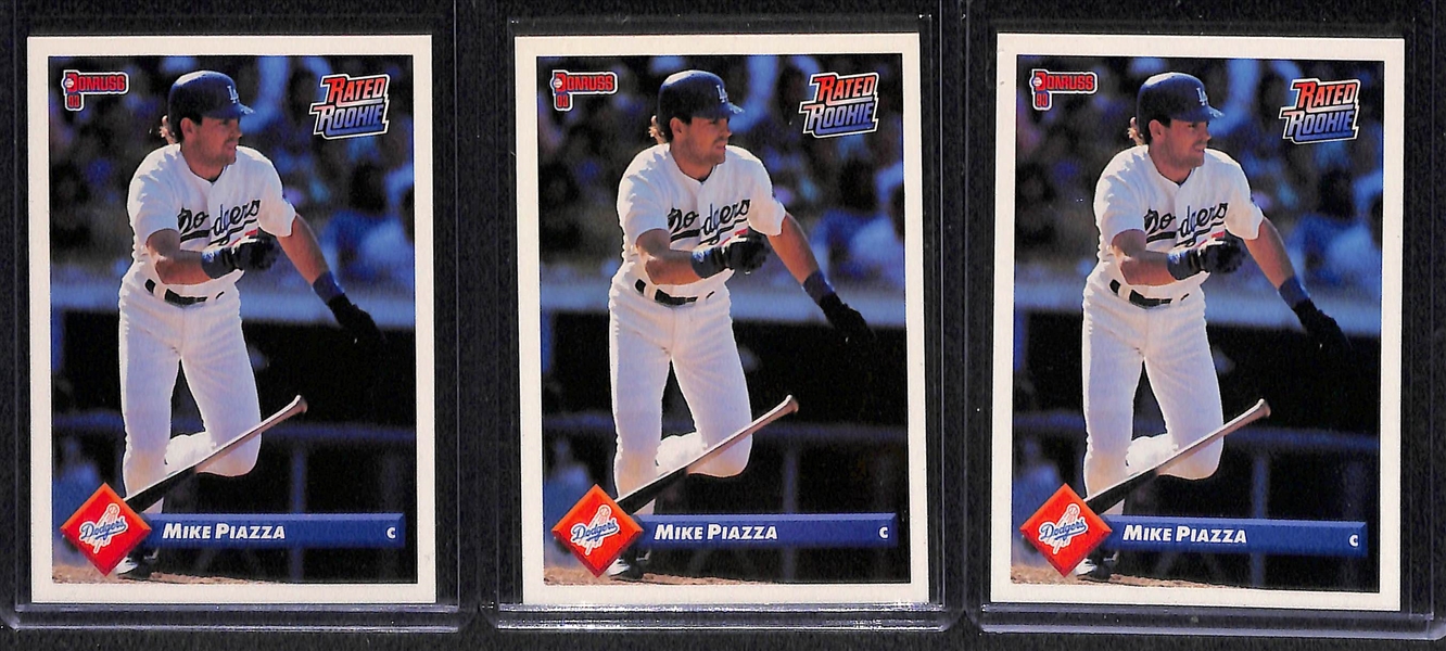 Lot of 28 - 1993 Mike Piazza Rookie Cards