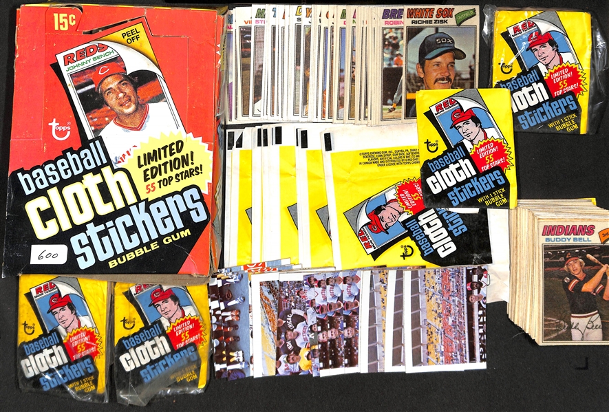 1977 Topps Cloth Stickers