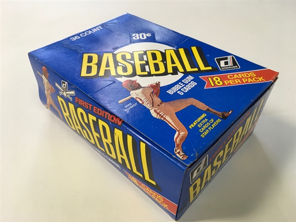 1981 Donruss Baseball Unopened Wax Box