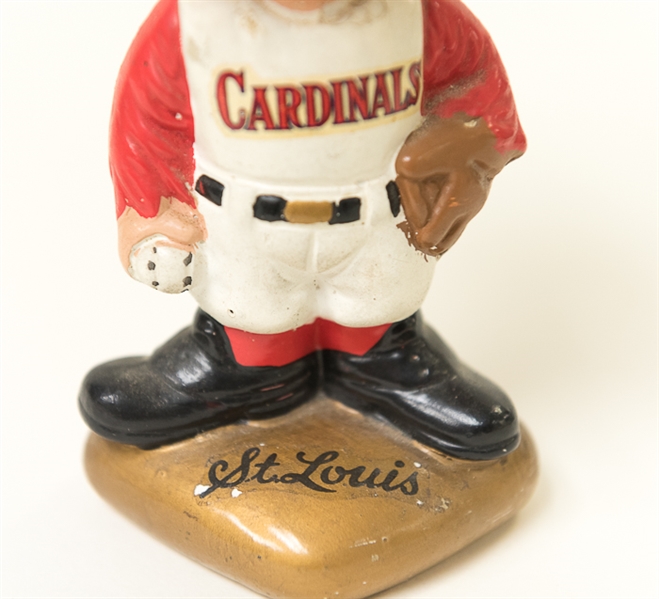Lot - Vintage 1960's St. Louis Cardinals Bobblehead