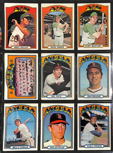 Lot Detail - 1972 Topps Baseball Complete Set of 787 Cards
