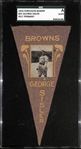 1916 Ferguson Bakery BF2 Felt Pennant George Sisler (Browns) SGC Authentic