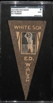 1916 Ferguson Bakery BF2 Felt Pennant Ed Walsh (White Sox) SGC Authentic