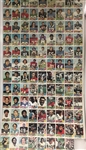 1975 Topps Football Uncut Sheet (w/ Branch, Pearson, and Theismann Rookies)
