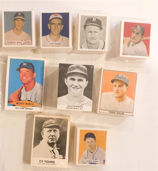 >10,000 Baseball Cards - Many Sets & Partial Sets Inc. Topps Tribute and Fleer Greats! (Local Pickup Only)