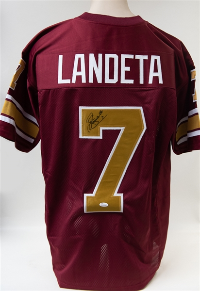 Sean Landeta Signed Philadelphia Stars Jersey - JSA