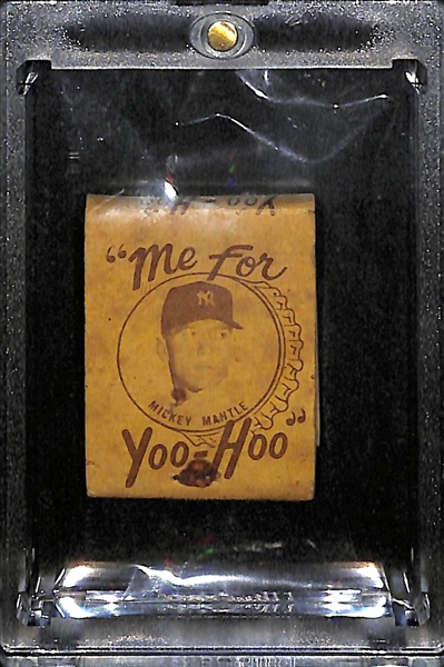 RARE 1959 Mickey Mantle Yoo Hoo Match Book (Cover With Matches Complete)