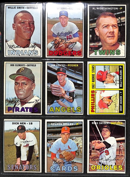 1967 Topps Low Number Baseball Card Set [Cards #1-533]