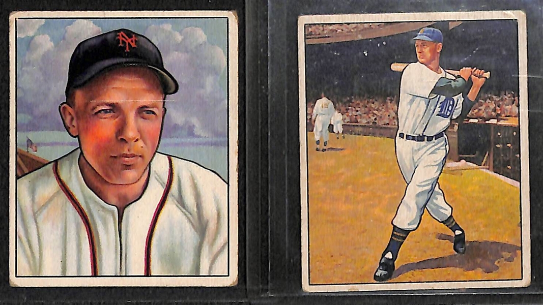 Lot of 20 Baseball Cards from 1936 - 1952 w. 1939 Playball Van Lingle Mungo
