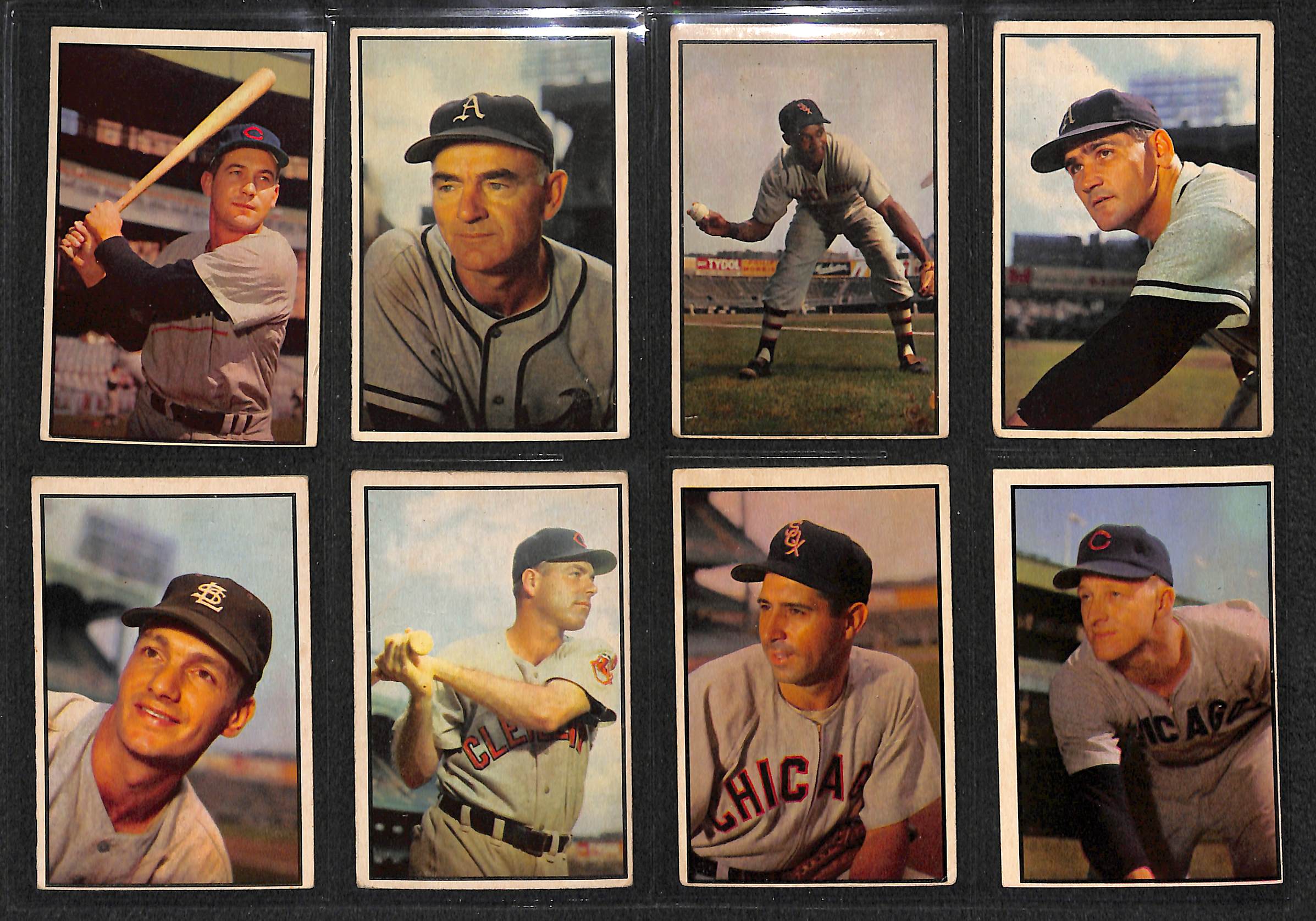 Lot Detail - Lot of 36 Different 1953 Bowman Color Baseball Cards w ...