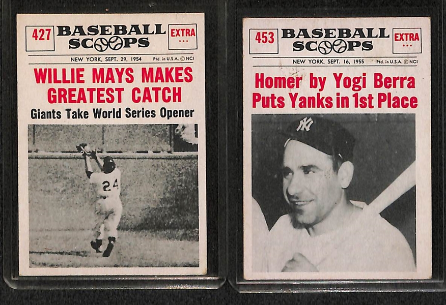 Lot Of 9 1952-62 Baseball Cards w. Roger Maris