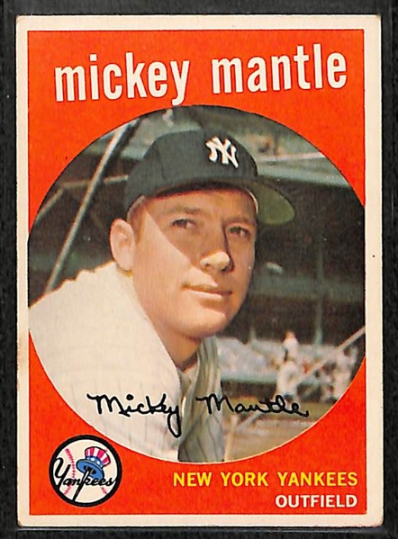 1959 Topps Mickey Mantle Card