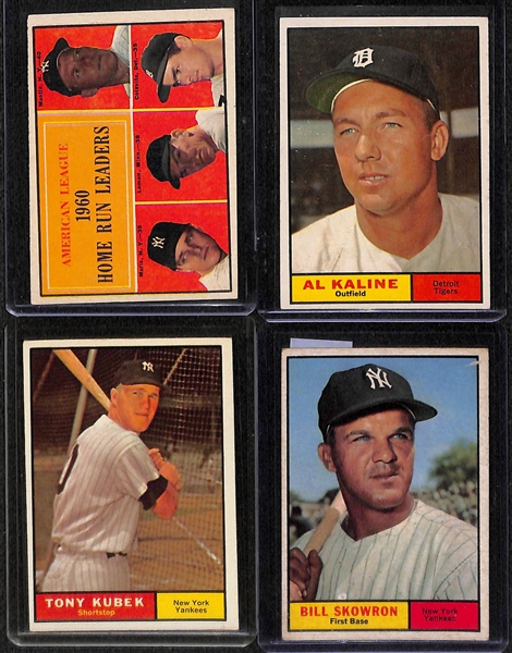 Lot of 10 - 1961 Topps Star Cards w. Ford