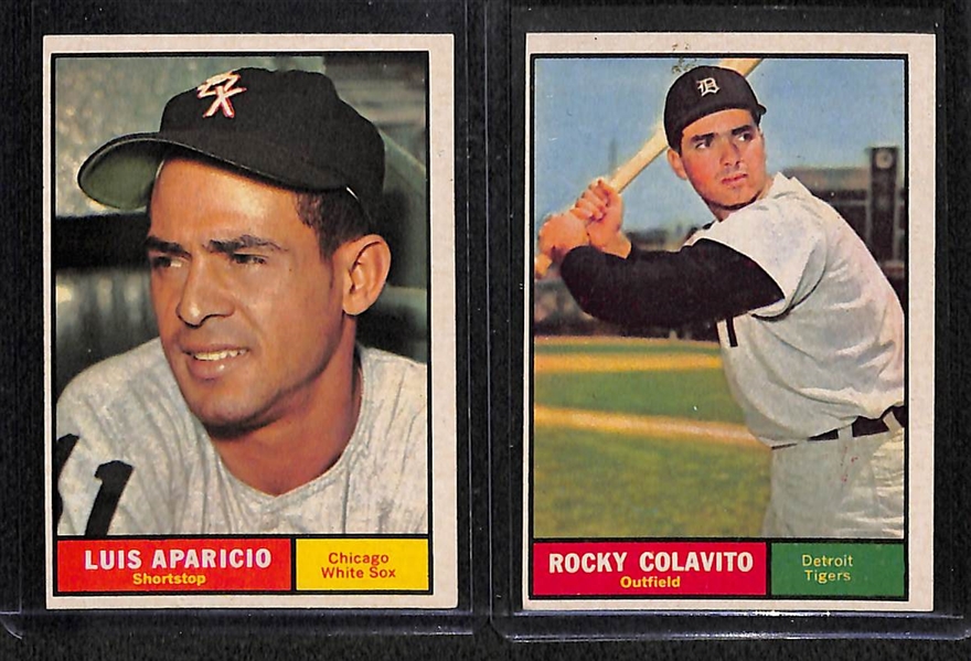 Lot of 10 - 1961 Topps Star Cards w. Ford