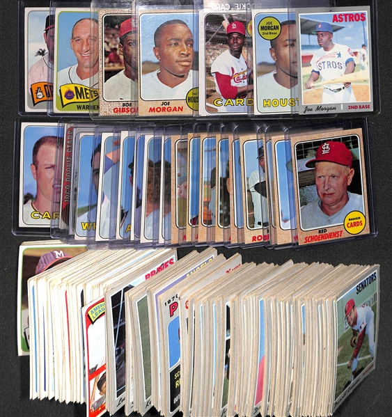 Lot of 275+ Assorted 1965, 1968-1970 Topps Baseball Cards w. 1965 Robin Roberts