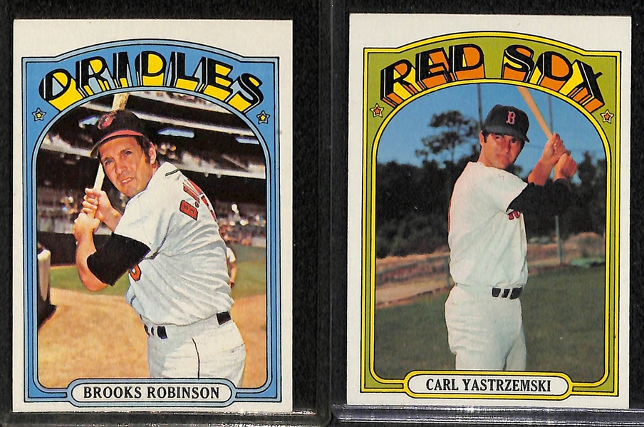 Lot of 125 Topps Baseball Cards from 1971 & 1972 w. 1971 Munson (2)