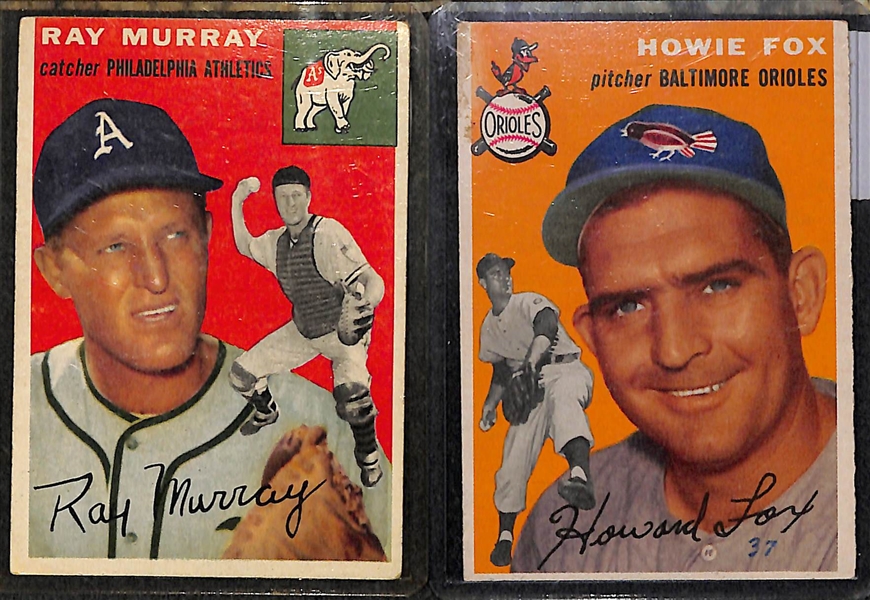 Lot of (9) 1950s Baseball Cards inc. HOFers/Stars inc. 1952 Topps Gil Hodges