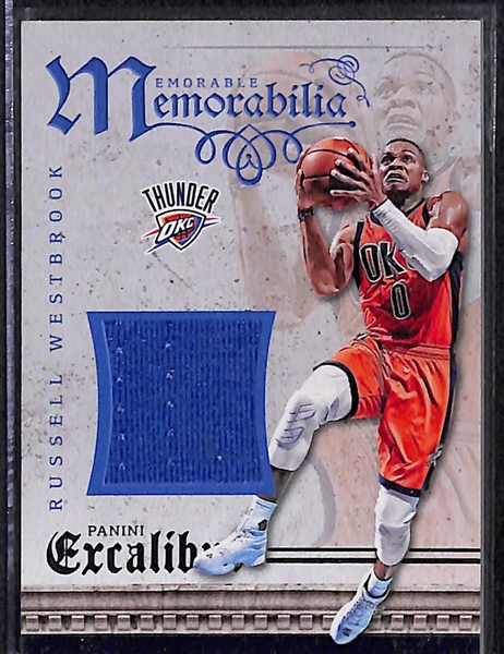 Lot Of 65 Basketball Relic Cards w. Westbrook & Kidd