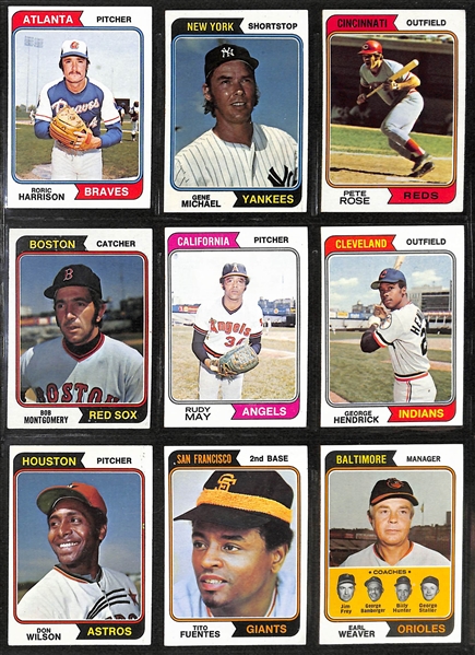 1974 Topps Baseball Complete Set w. Winfield RC