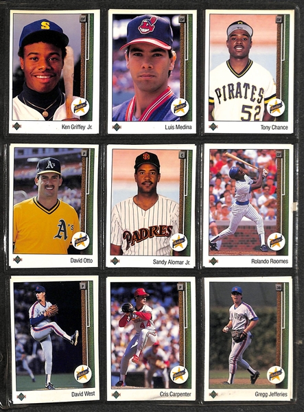 1999 Upper Deck Baseball Set in Album w. Griffey RC