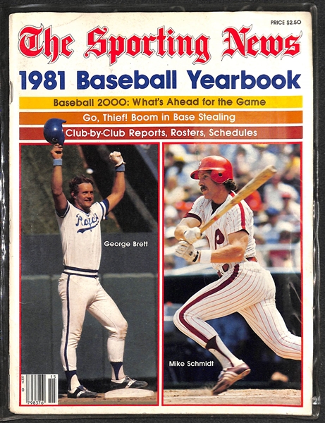 Lot of Programs, Yearbooks, & Magazines - Baseball & Football - From 1964 to 1985 w. 1964 Phillies Year Book