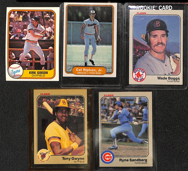 Lot of 3 - Fleer Baseball Sets - 1981, 1982, 1983