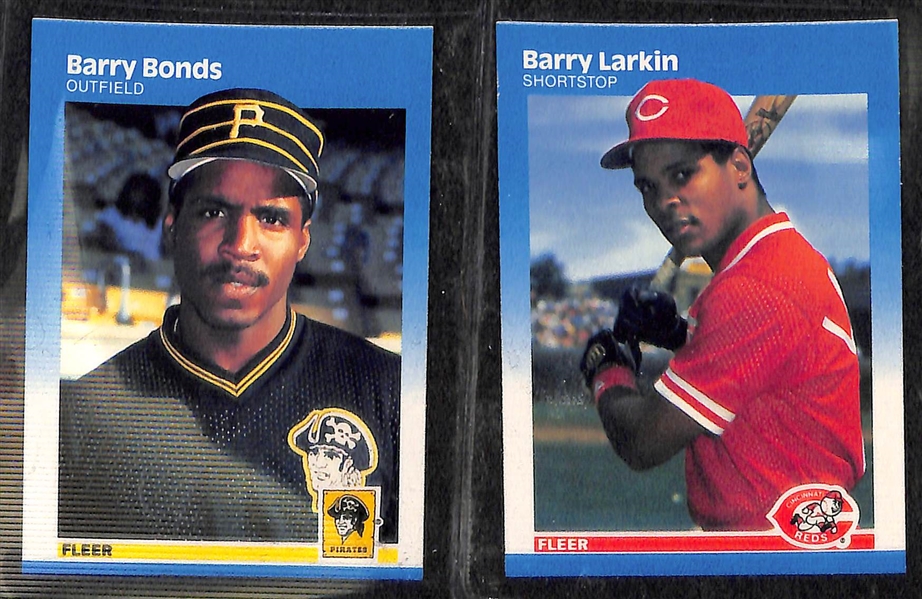 Lot of 2 - Fleer Baseball Sets - 1986, 1987